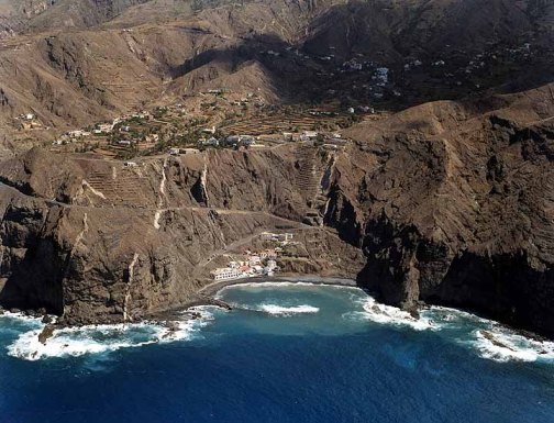 Playa de Alojera en Vallehermoso