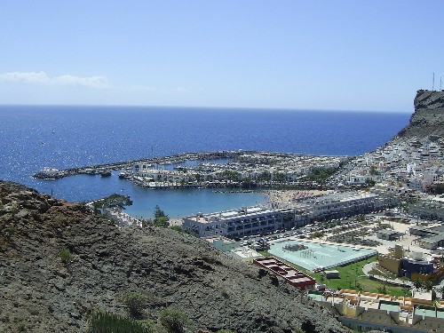 Mogán, barrio marinero y puerto en Gran Canaria