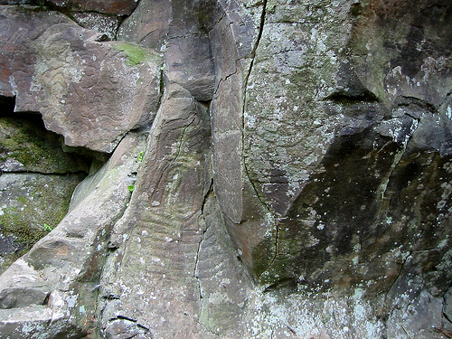 Petroglifos, grabados rupestres en Garafia