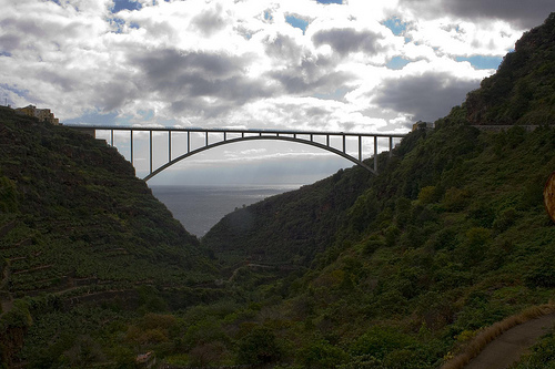 El Puente de los Tilos en la Palma